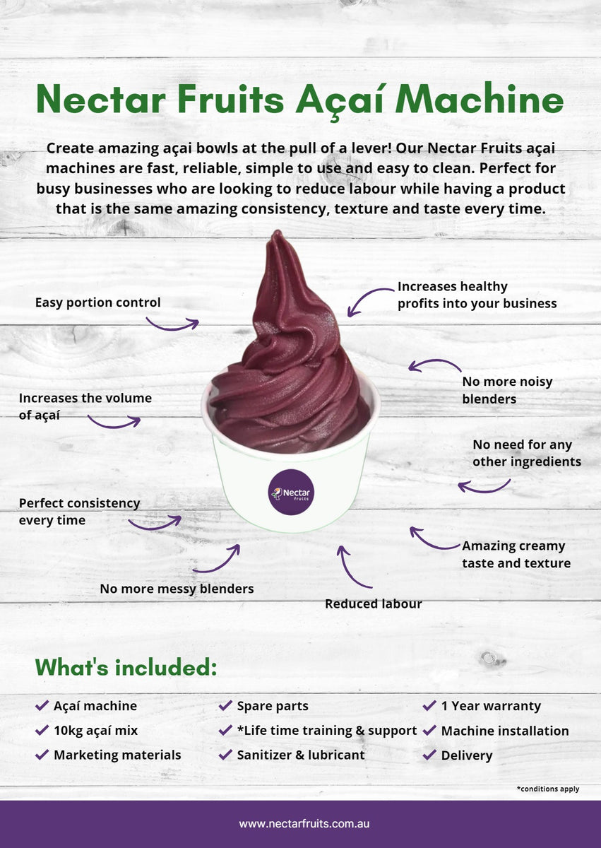 Soft best sale serve acai