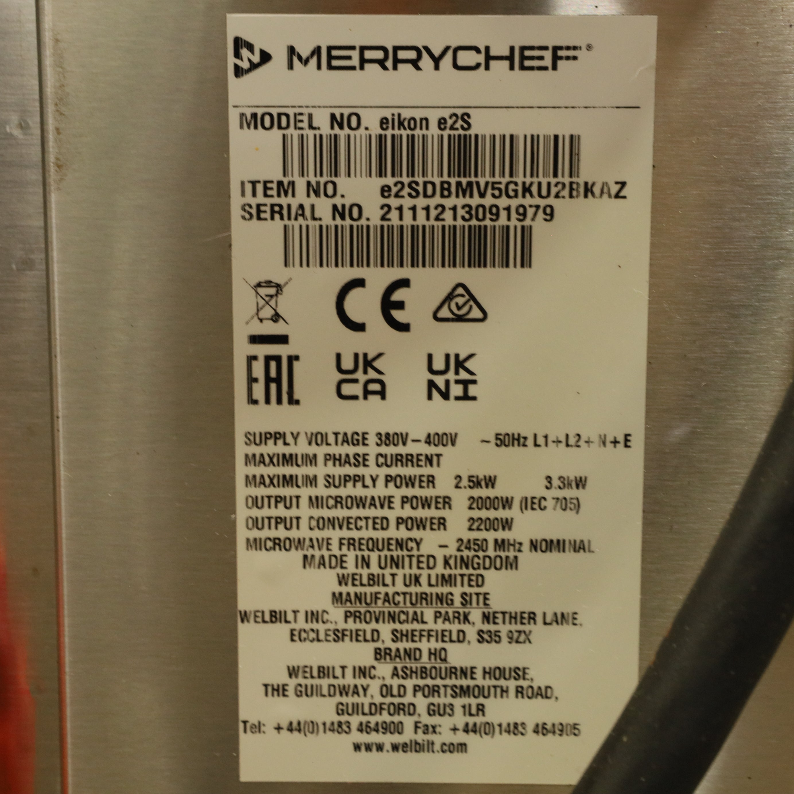 Merrychef Eikon E2S Speed Oven