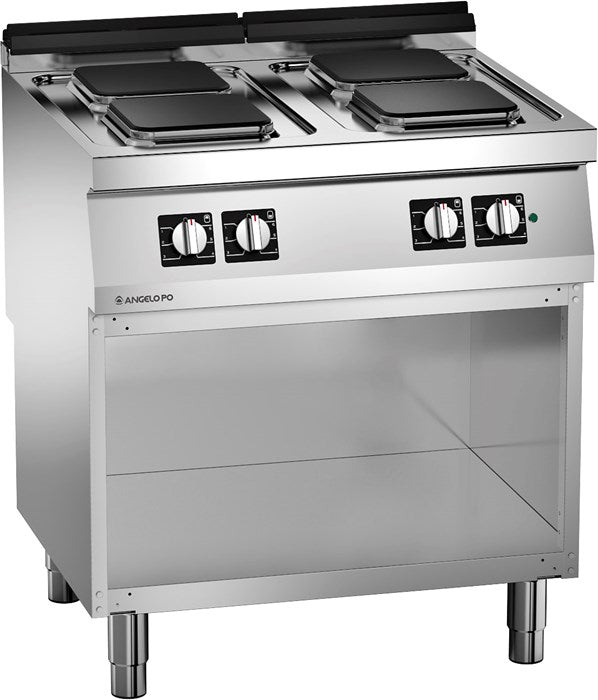 Angelo Po Icon7000 1S1PE2 - 4 Burner Cook Top on Cabinet