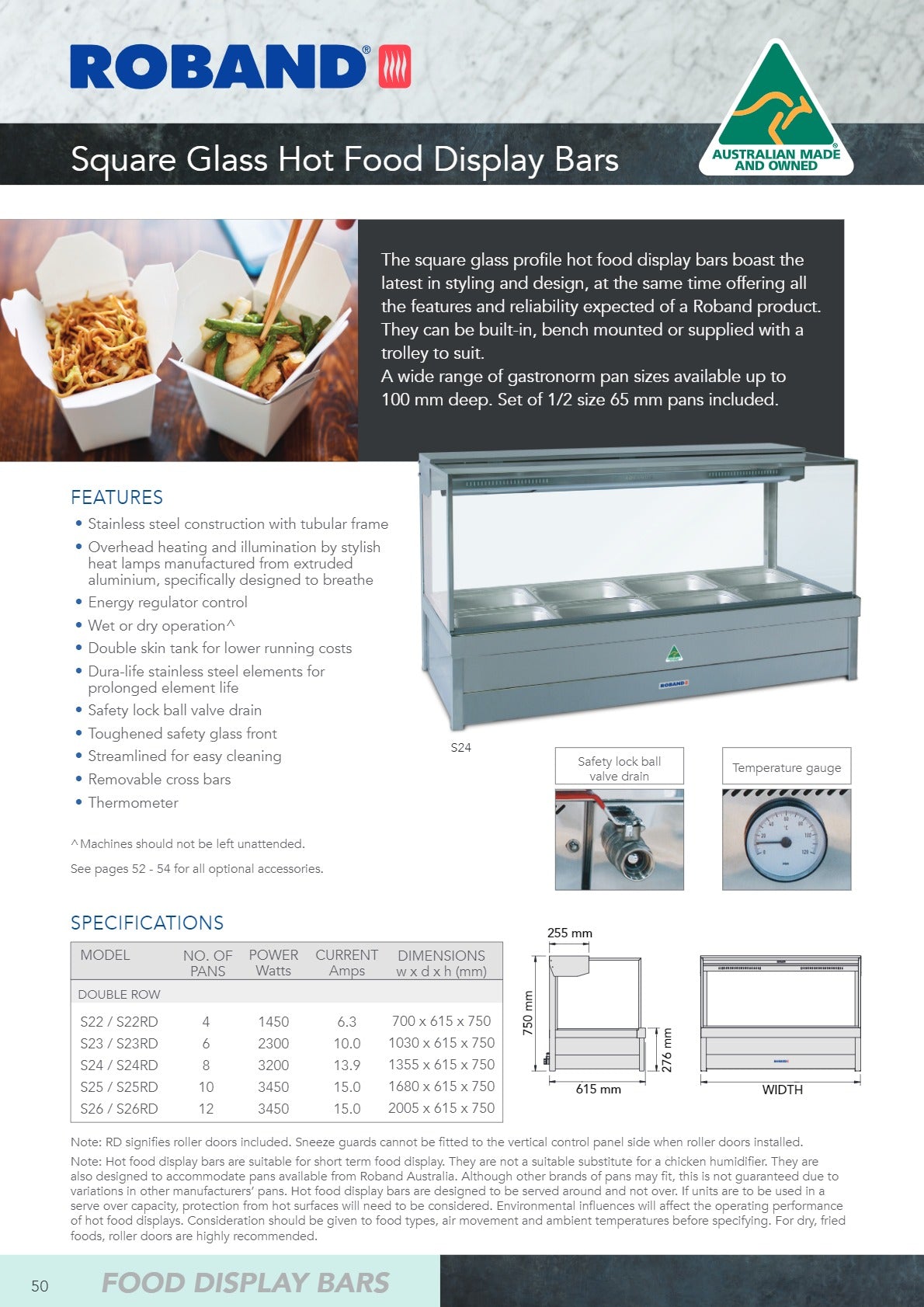 Thumbnail - Roband S25 - Hot Food Display