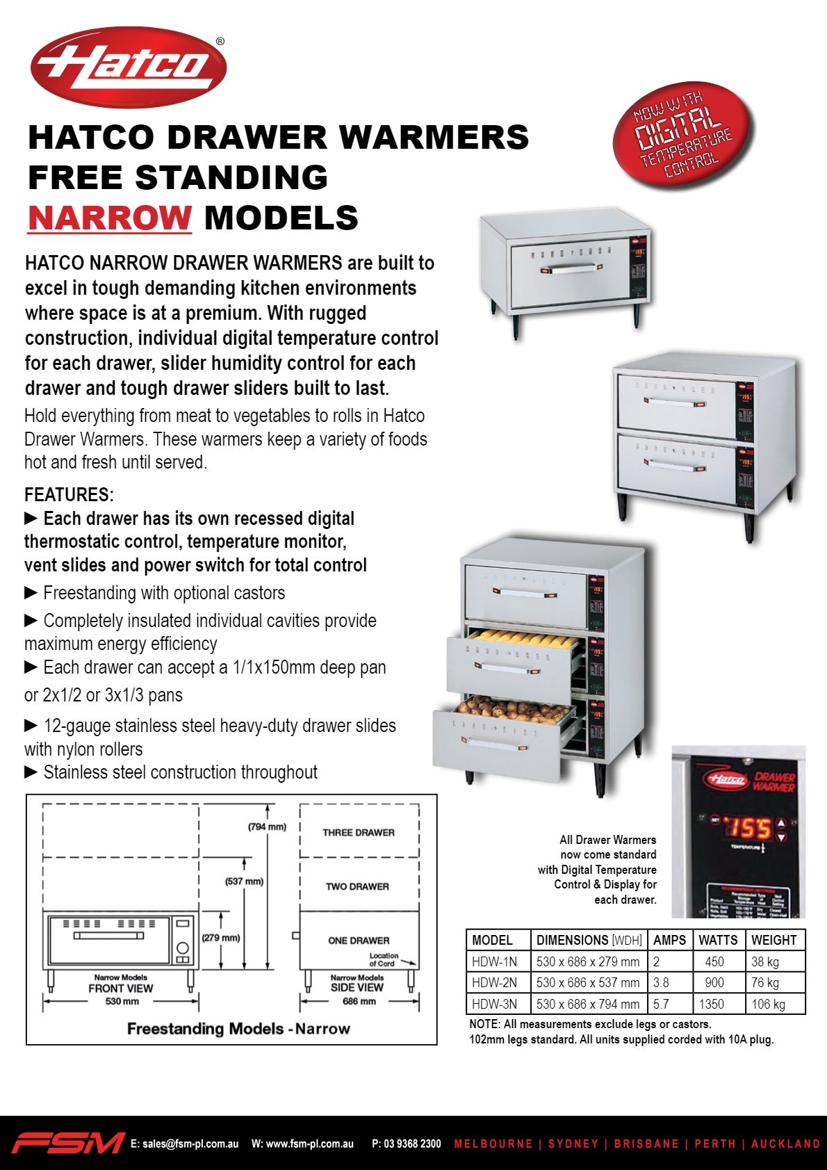 Hatco HDW-2N - Drawer Warmer