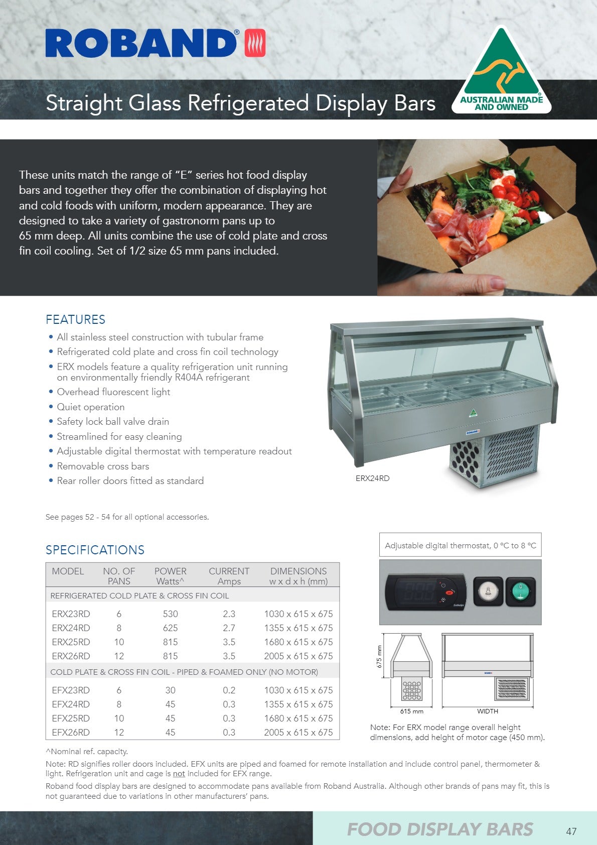 Roband EFX26RD - Cold Food Display