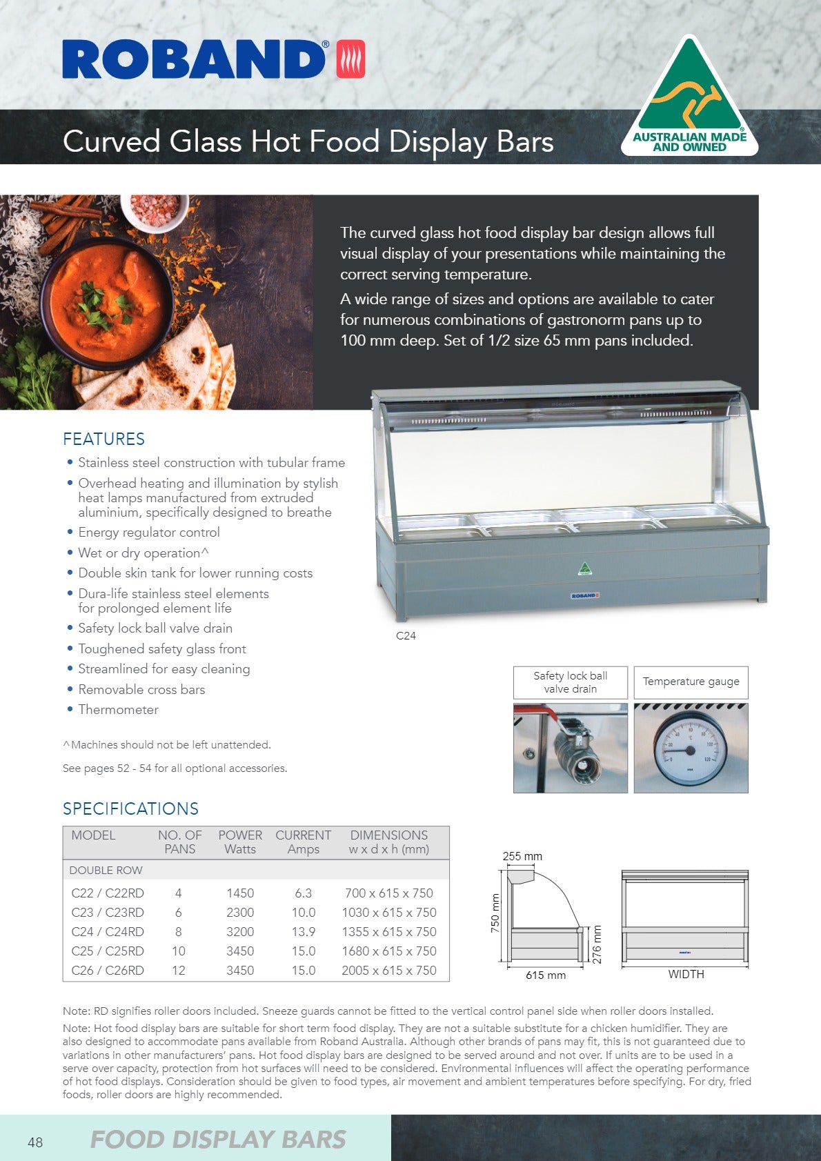 Roband C23RD - Hot Food Display