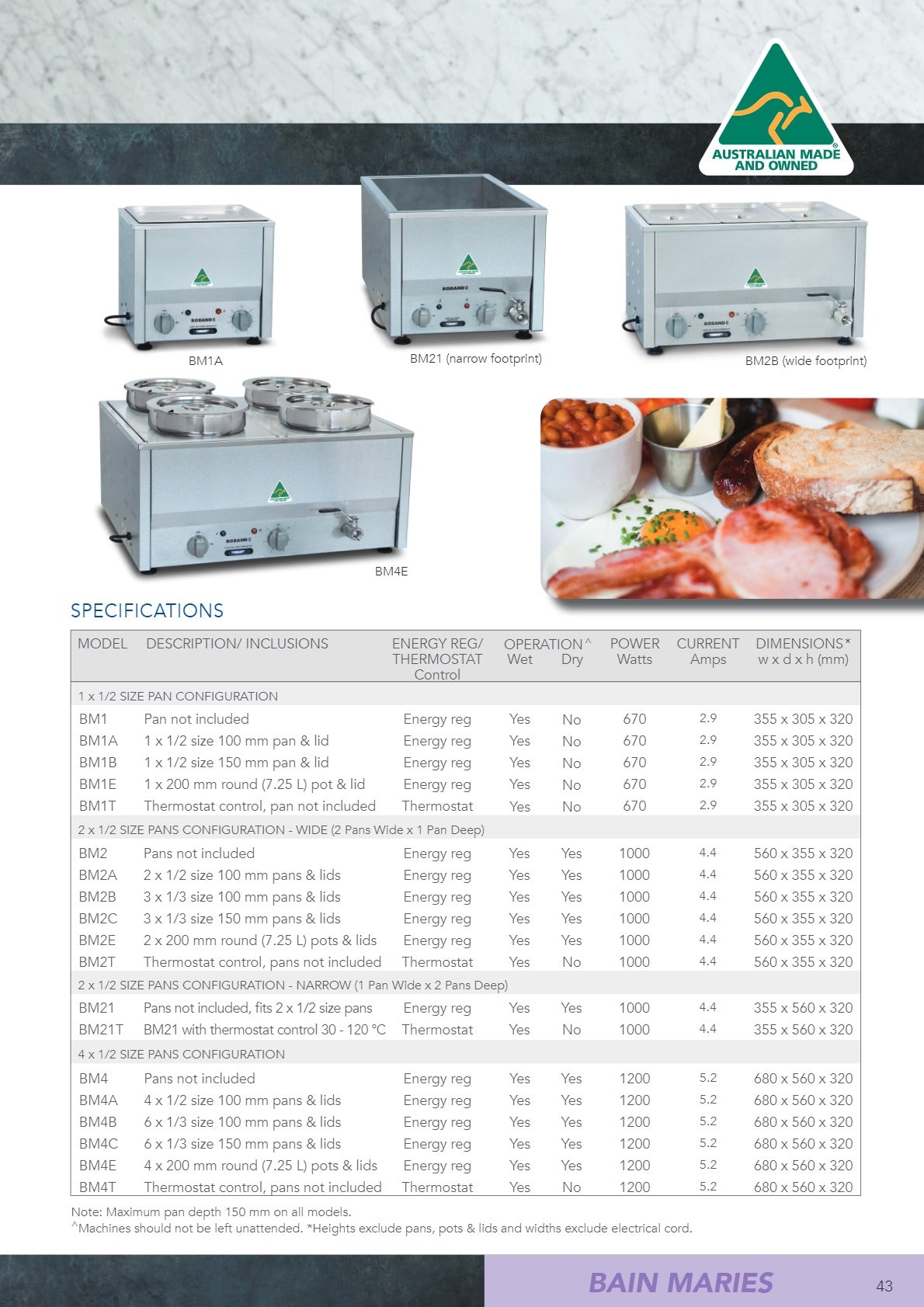 Thumbnail - Roband BM1 - Countertop Bain Marie