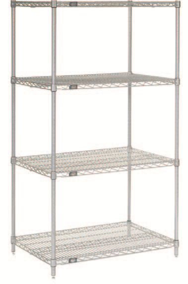 Atlas 24427EPL - 4 Shelf Wire Shelving Kit