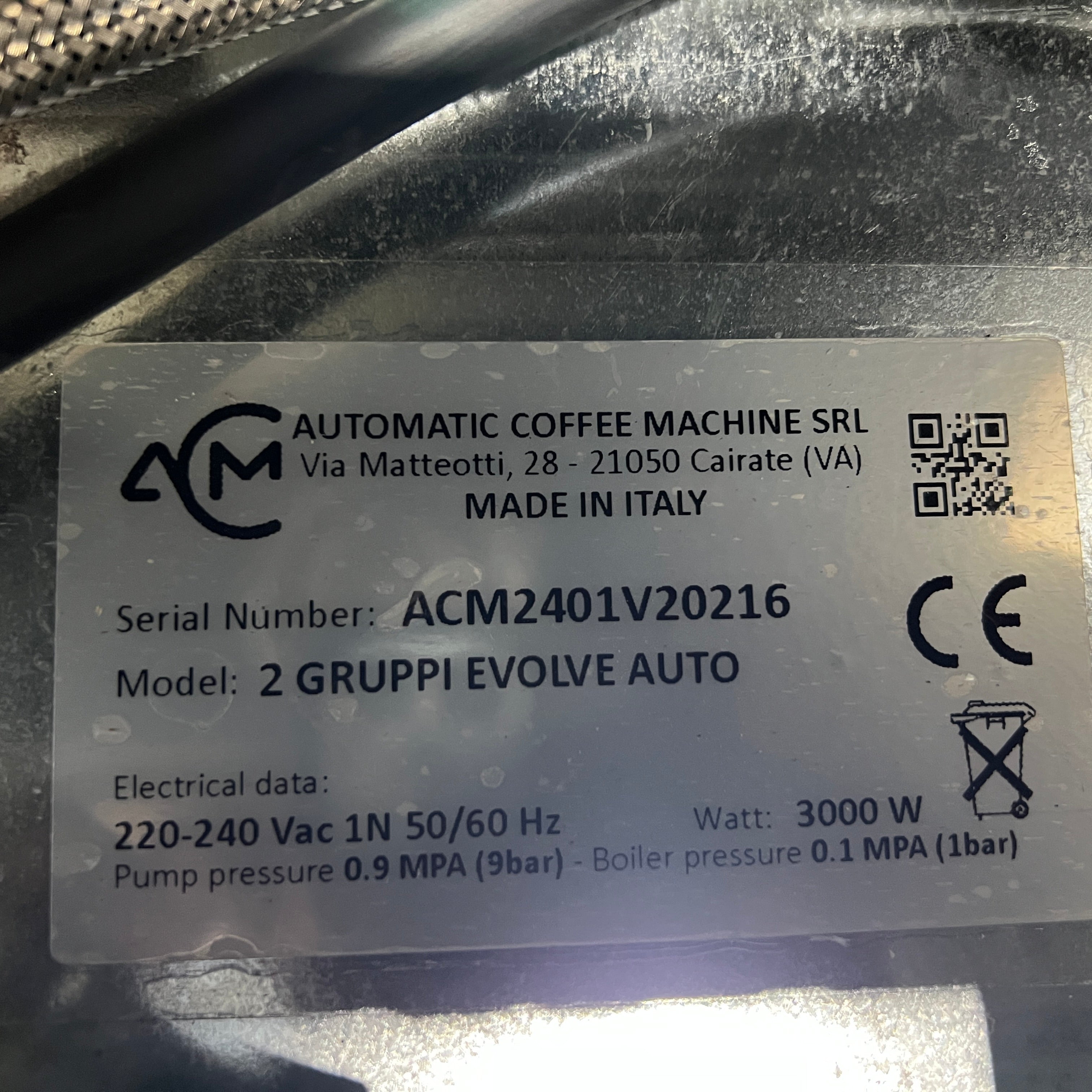 ACM Evolve 2 Group Coffee Machine