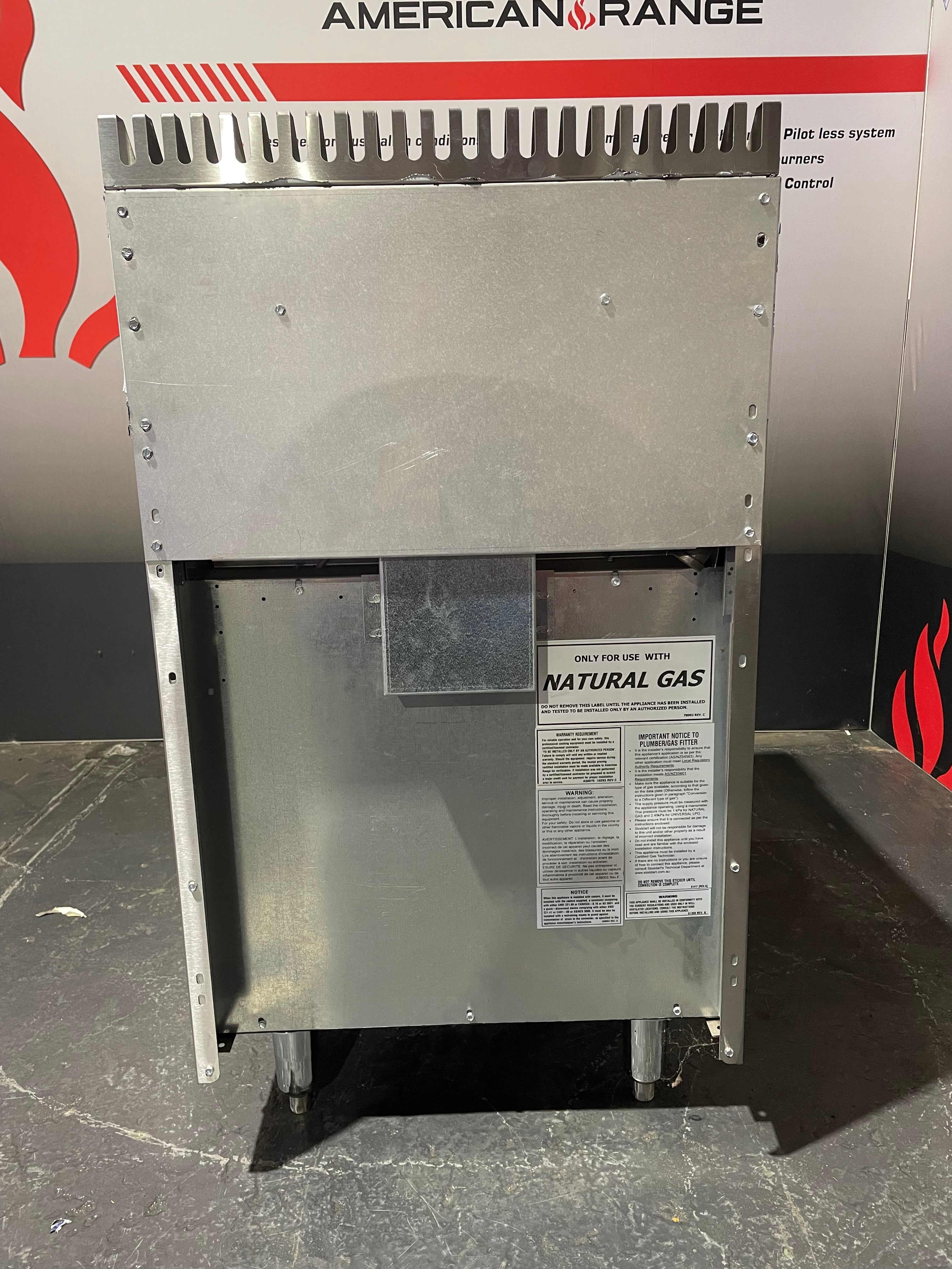 American Range AAR.4B 4 Burner Range Oven