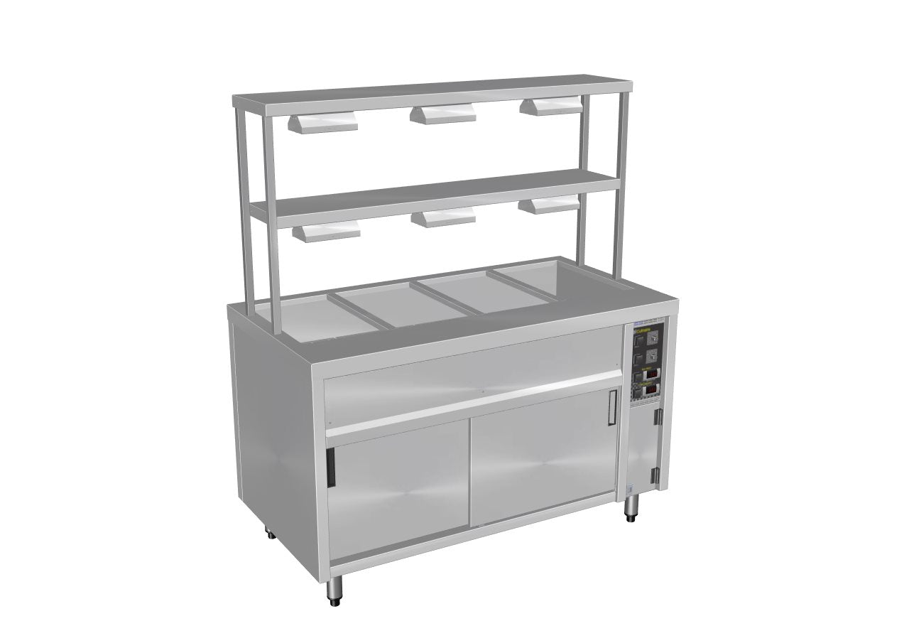 Culinaire CH.BMH.I.GDD.4 - Bain Marie Island With Double Gantry