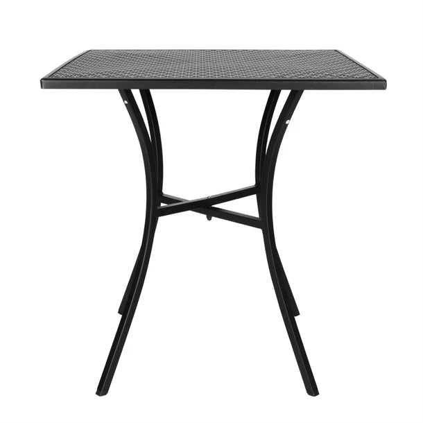 Bolero GG706 - Patterned Steel Square Bistro Table 700mm