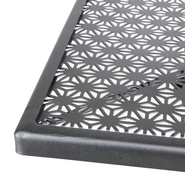 Bolero GG706 - Patterned Steel Square Bistro Table 700mm