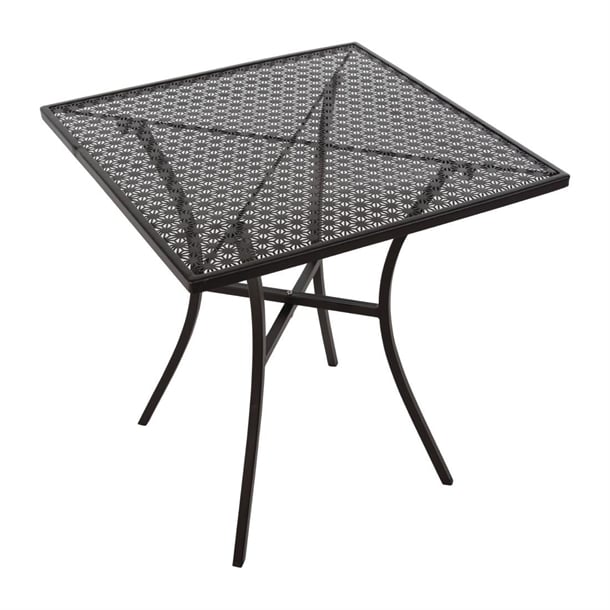 Bolero GG706 - Patterned Steel Square Bistro Table 700mm