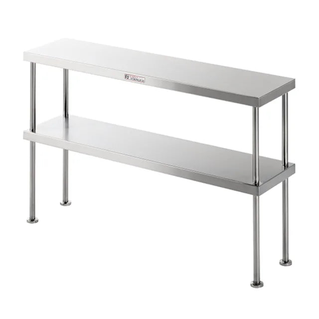 Simply Stainless SS13.2100 - Stainless Steel Double Bench Over Shelf