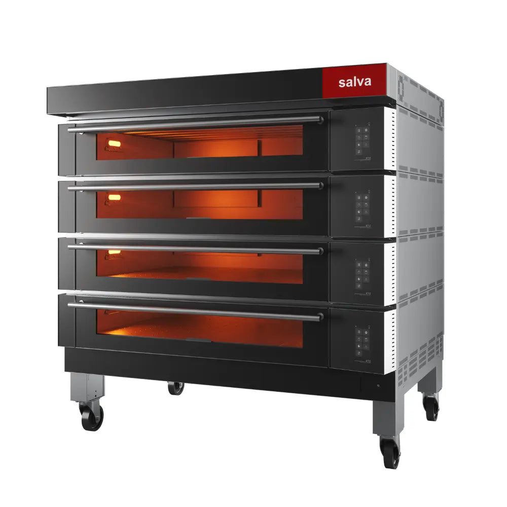 Salva NXE - 4 Deck Oven with IES Exhaust Hood