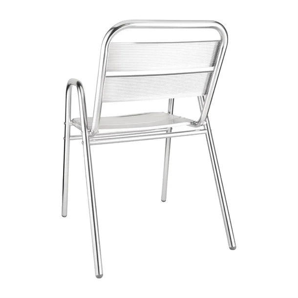 Bolero U501 - Four Stacking Aluminium Chairs