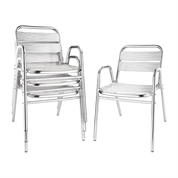 Thumbnail - Bolero U501 - Four Stacking Aluminium Chairs